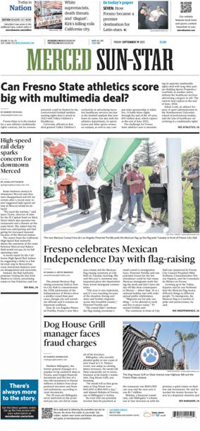 Cover of Merced Sun-Star