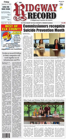 Cover of Ridgway Record