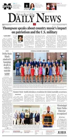 Cover of Starkville Daily News