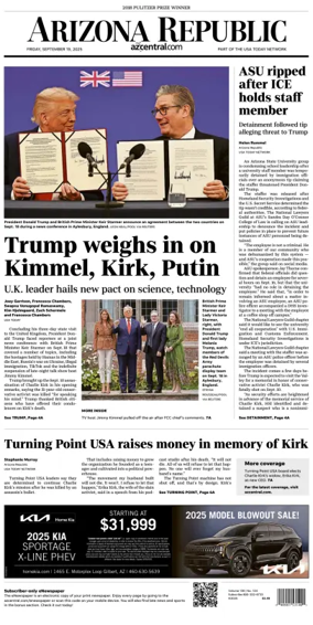 Cover of The Arizona Republic