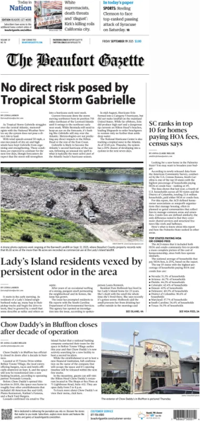 Cover of The Beaufort Gazette