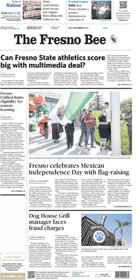 Cover of The Fresno Bee