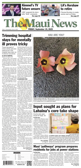 Cover of The Maui News