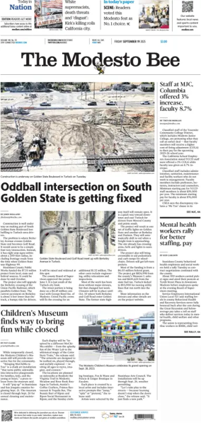 Cover of The Modesto Bee