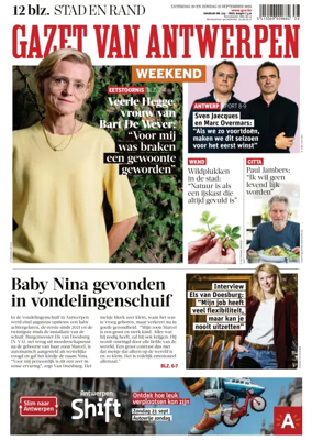 Cover of Gazet van Antwerpen Metropool Stad