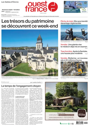 Cover of Ouest France (Les Sables-d'Olonne)