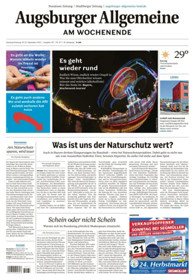 Cover of Augsburger Allgemeine (Land West)