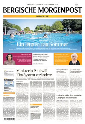 Cover of Bergische Morgenpost Wermelskirchen/Hückeswagen/Radevormwald