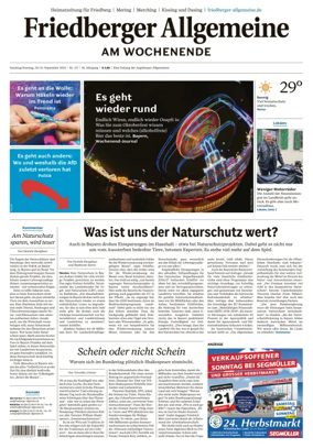 Cover of Friedberger Allgemeine