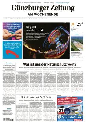 Cover of Guenzburger Zeitung