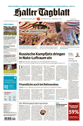 Cover of Haller Tagblatt