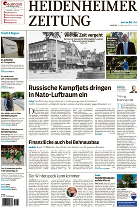 Cover of Heidenheimer Zeitung