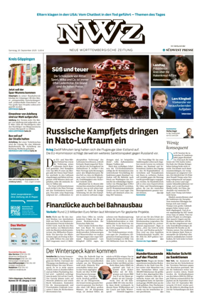 Cover of NWZ  (Göppinger Kreisnachrichten)
