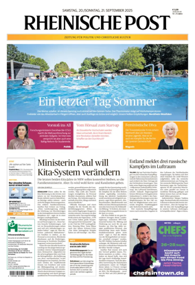 Cover of Rheinische Post – Düsseldorf Mitte/West/Ost/Nord/Süd