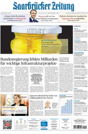 Cover of Saarbruecker Zeitung