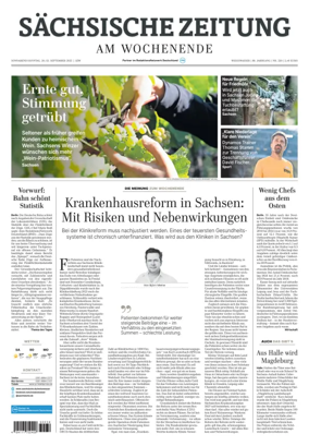 Cover of Sächsische Zeitung (Weißwasser)