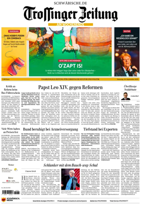 Cover of Trossinger Zeitung
