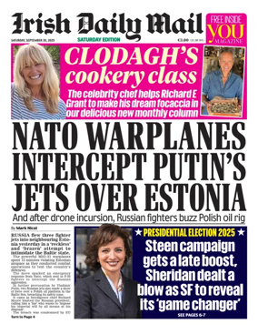 Cover of Irish Daily Mail