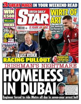 Cover of Irish Daily Star