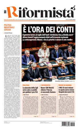 Cover of Il Riformista (Italy)