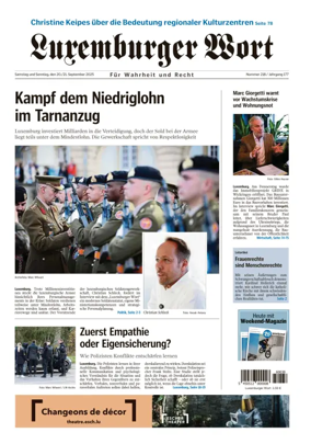Cover of Luxemburger Wort