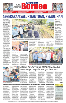 Cover of Utusan Borneo (Sabah)