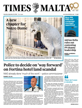 Cover of Times of Malta