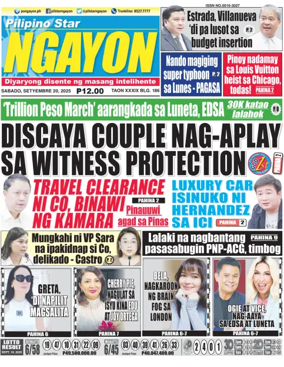 Cover of Pilipino Star Ngayon