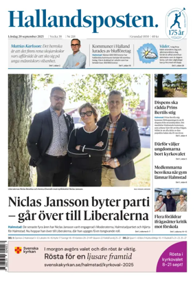 Cover of Hallandsposten