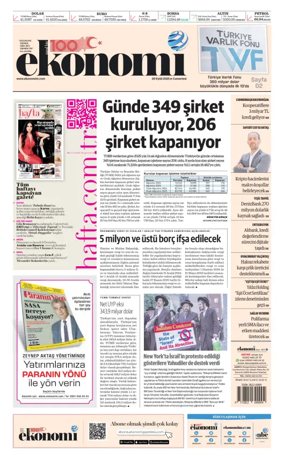 Cover of Dünya Gazetesi