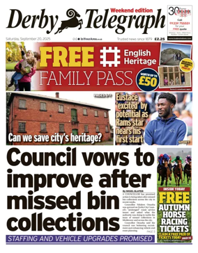 Cover of Derby Telegraph