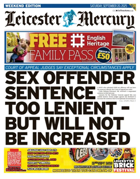 Cover of Leicester Mercury