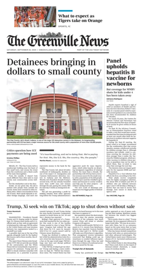 Cover of The Greenville News