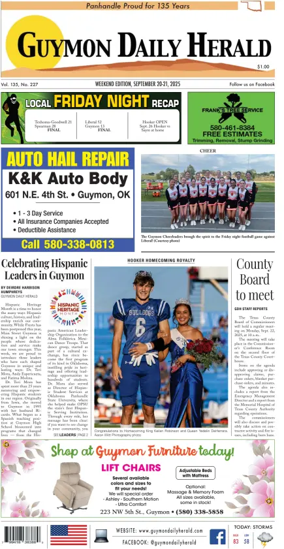 Cover of Guymon Daily Herald