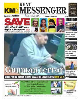 Cover of Kent Messenger Maidstone