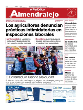 Cover of El Periódico de Almendralejo