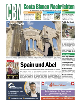 Cover of Costa Blanca Nachrichten