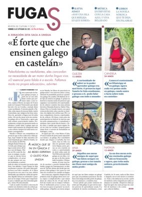 Cover of La Voz de Galicia (Lugo) - Fugas