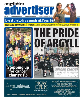 Cover of Argyllshire Advertiser