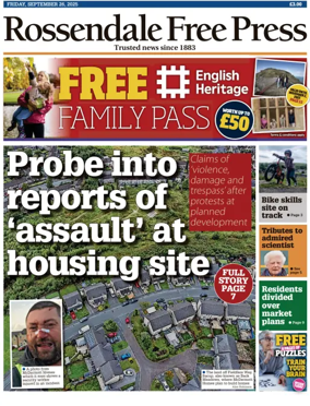 Cover of Rossendale Free Press