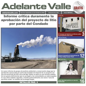 Cover of Adelante Valle