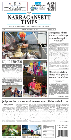 Cover of Narragansett Times