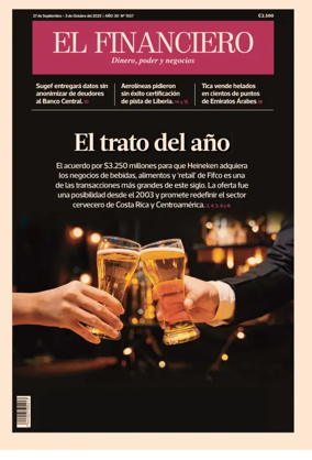 Cover of El Financiero (Costa Rica)