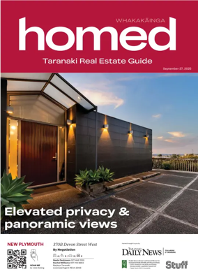 Cover of Homed Taranaki Daily News