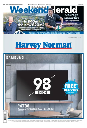 Cover of Weekend Herald