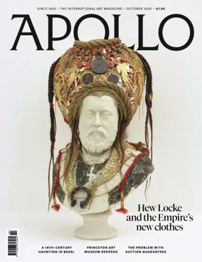 Cover of Apollo Magazine (UK)