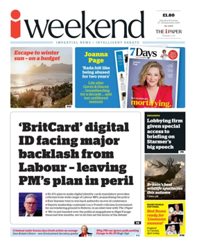 Cover of iNews Weekend