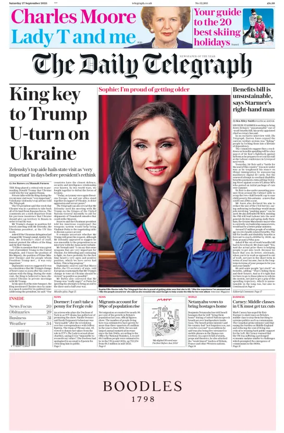 Cover of The Daily Telegraph - Saturday