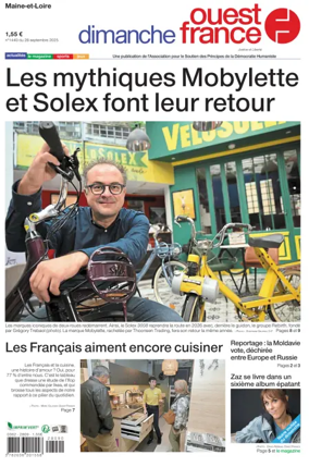 Cover of Dimanche Ouest France (Maine-et-Loire)