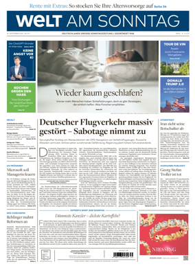 Cover of Welt am Sonntag